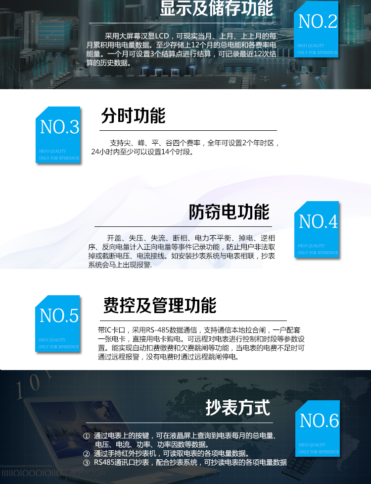 華立DDZY285C單相電能表適用場所
　　主要適用于執行分時或階梯計費，需要通過485進行遠程抄表、遠程費控的居民用戶，或通過CPU卡介質實現本地費控的居民用戶。