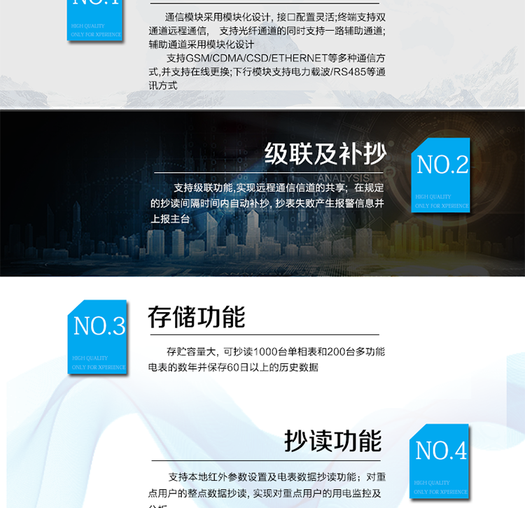 智能載波抄表集中器
       智能載波抄表集中器是完全符合《電力用戶用電信息采集系統功能規范》等國網標準，是低壓電力線集中抄表的主要設備。